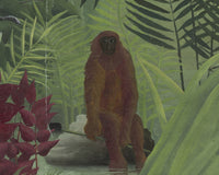 Tropisch woud met apen, Henri Rousseau, detail
