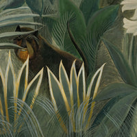 De equatoriale jungle, Henri Rousseau, detail