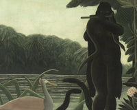 De slangenbezweerster, Henri Rousseau, detail