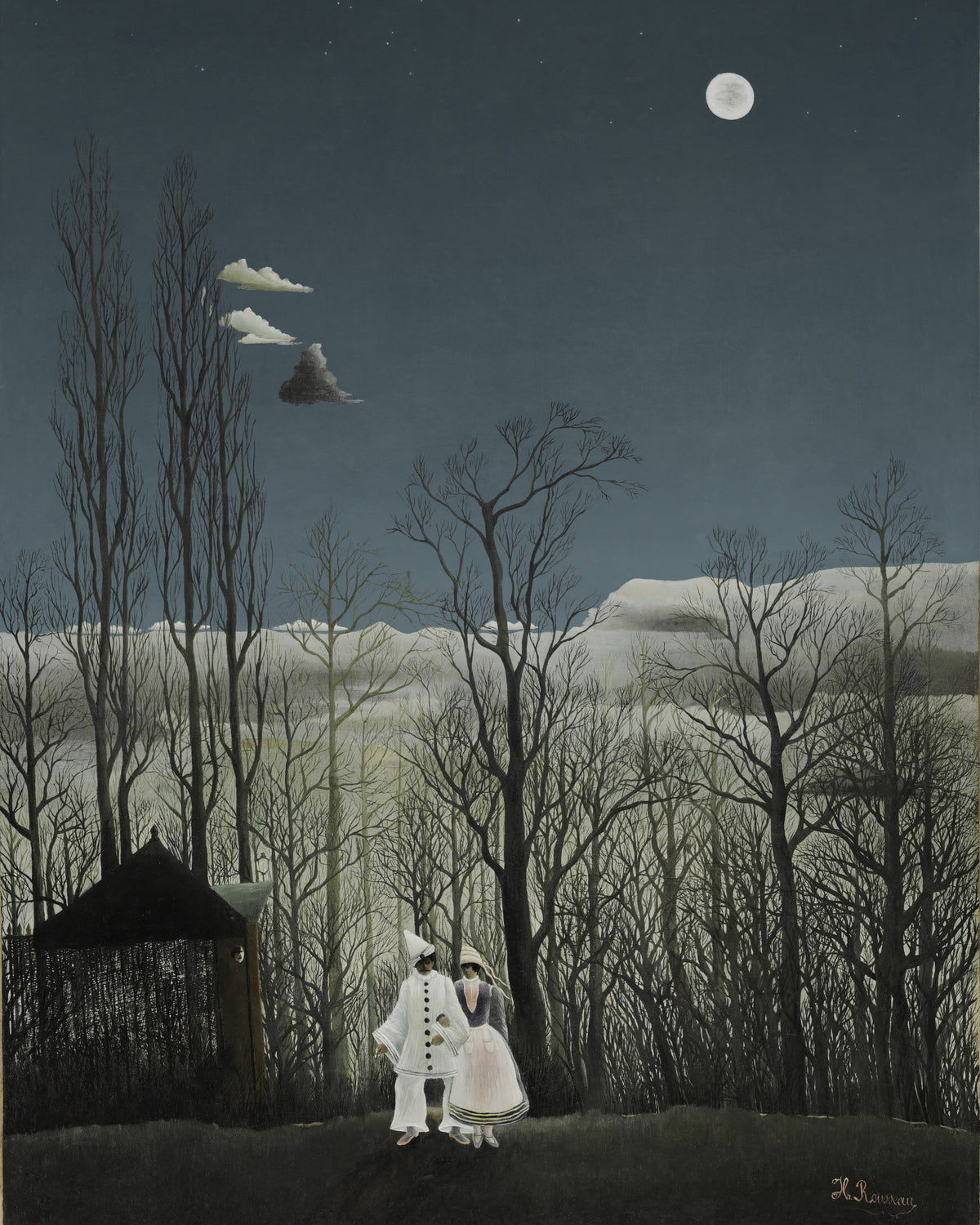 Carnavalsavond, Henri Rousseau, kunstdruk van willem.