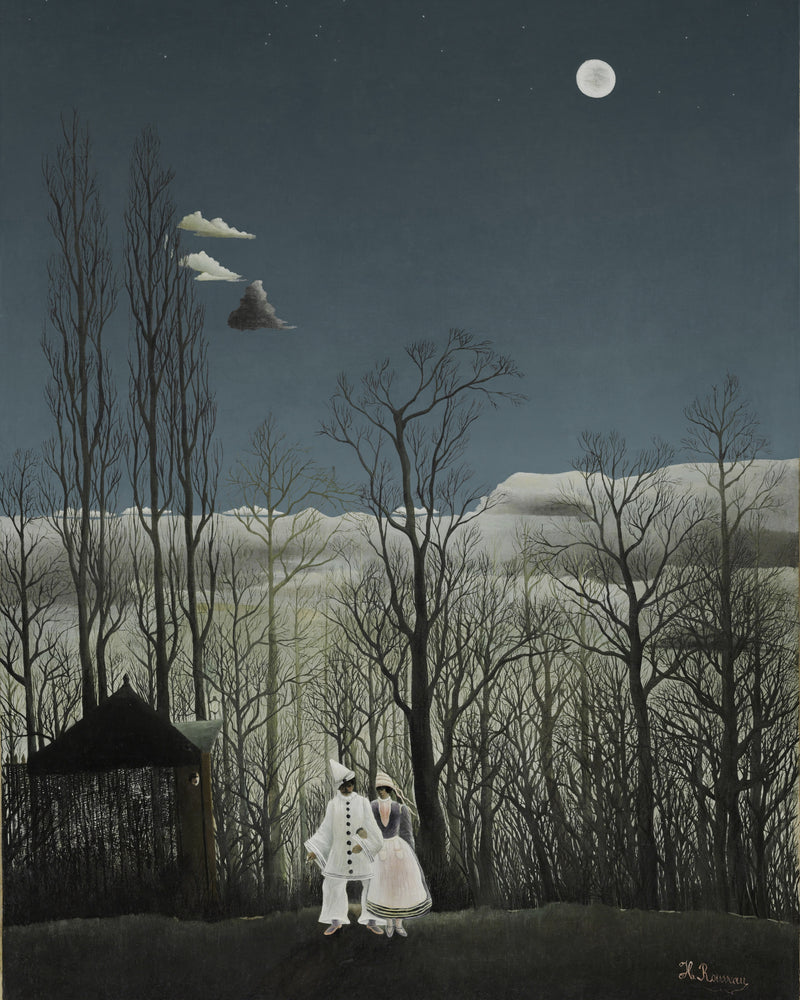 Carnavalsavond, Henri Rousseau, kunstdruk van willem.