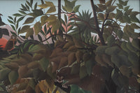 De hongerige leeuw werpt zich op de antilope, Henri Rousseau, detail