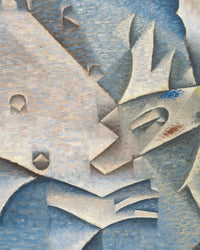 Portret van Pablo Picasso, Juan Gris, detail