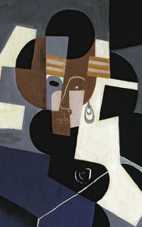Zittende vrouw, Juan Gris, detail