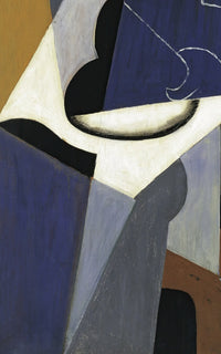 Zittende vrouw, Juan Gris, detail