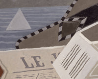 Gitaar voor de zee, Juan Gris, detail