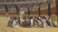 Het laatste gebed van de christelijke martelaren, Jean-Léon Gérôme, detail