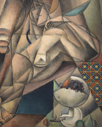 De blauwe vogel, Jean Metzinger, detail