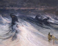 De verwoesting van Tyrus, John Martin, detail
