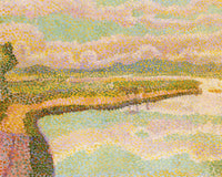 Landschap met kanaal, Jan Toorop, detail