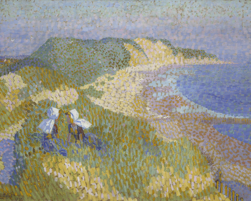 Zee en duin bij Zoutelande, Jan Toorop, kunstdruk van willem.