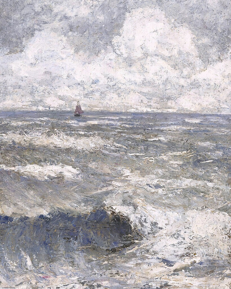 Zee (Brisants de la mer du Nord), Jan Toorop, kunstdruk van willem.