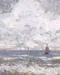 Zee (Brisants de la mer du Nord), Jan Toorop, detail