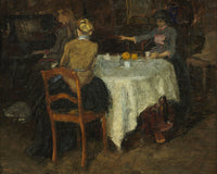 Het pianospel, Jan Toorop, kunstdruk van willem.