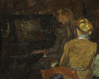 Het pianospel, Jan Toorop, detail