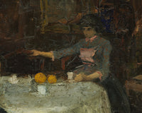 Het pianospel, Jan Toorop, detail