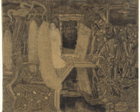 Oude tuin der weeën, Jan Toorop, kunstdruk van willem.