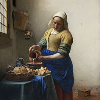 Het melkmeisje, Johannes Vermeer, kunstdruk van willem.