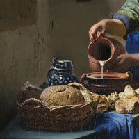 Het melkmeisje, Johannes Vermeer, detail
