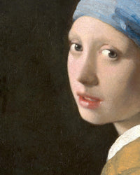 Meisje met de parel, Johannes Vermeer, detail