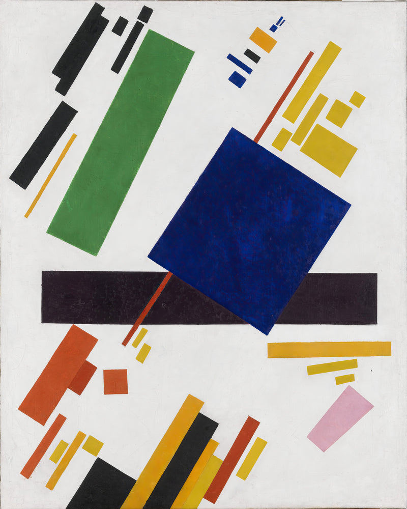 Suprematistische compositie (1916), Kasimir Malevitsj, kunstdruk van willem.