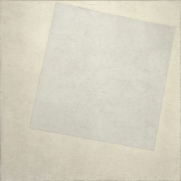 Suprematistische compositie: Wit op wit, Kasimir Malevitsj, kunstdruk van willem.