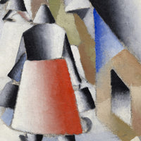 Ochtend in het dorp na de sneeuwstorm, Kasimir Malevitsj, detail