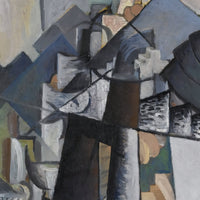 Bureau en kamer, Kasimir Malevitsj, detail
