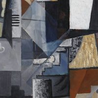 Bureau en kamer, Kasimir Malevitsj, detail
