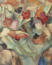 Stilleven met bloemen, Leo Gestel, detail