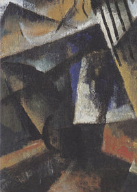 Stilleven met gitaar, Ljoebov Popova, detail