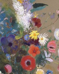 Bloemenboeket, Odilon Redon, detail