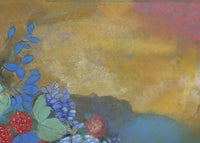 Ophelia Tussen de Bloemen, Odilon Redon, detail