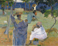 De vruchtenpluk, Paul Gauguin, kunstdruk van willem.