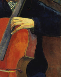 De cellist Schneklud, Paul Gauguin, detail