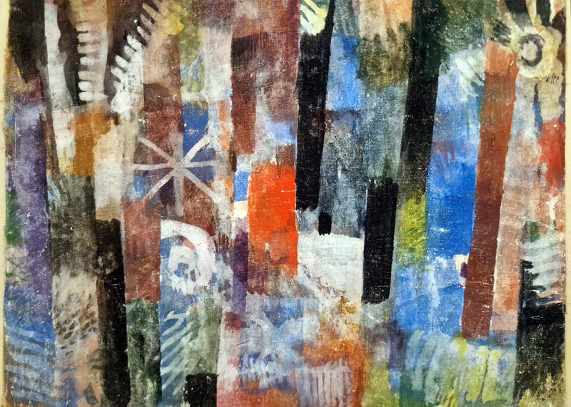 Tropisch woud, Paul Klee, kunstdruk van willem.