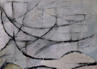 De bloeiende appelboom, Piet Mondriaan, detail