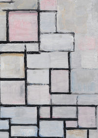Compositie nr. IV, Piet Mondriaan, detail