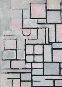 Compositie nr. IV, Piet Mondriaan, detail