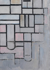 Compositie nr. IV, Piet Mondriaan, detail