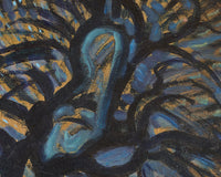 Appelboom, pointillistische versie, Piet Mondriaan, detail