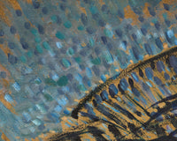 Appelboom, pointillistische versie, Piet Mondriaan, detail