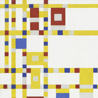 Broadway Boogie Woogie, Piet Mondriaan, detail