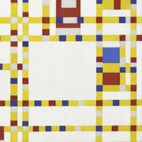 Broadway Boogie Woogie, Piet Mondriaan, detail