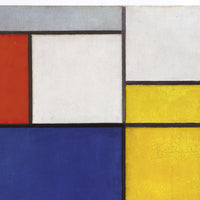 Compositie A, Piet Mondriaan, detail