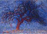 De rode boom, Piet Mondriaan, kunstdruk van willem.