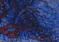 De rode boom, Piet Mondriaan, detail