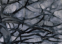De grijze boom, Piet Mondriaan, detail