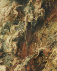 De val der verdoemden, Peter Paul Rubens, detail