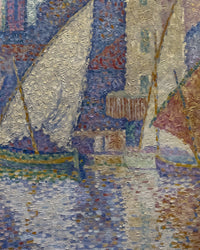 De klokkentoren van Saint-Tropez, Paul Signac, detail